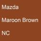 Preview: Mazda, Maroon Brown, NC.